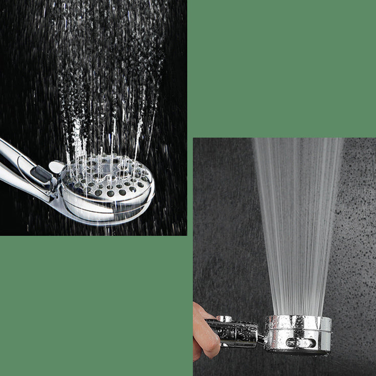 BowLift | Modern Handheld Showerhead 3 Spray Round Metal Shower Heads