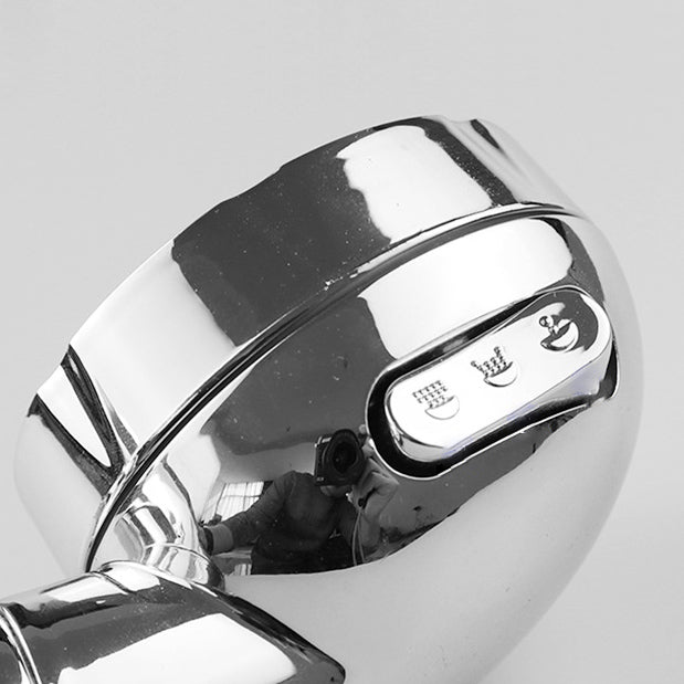 BowLift | Modern Handheld Showerhead 3 Streams Metal Round Showerheads