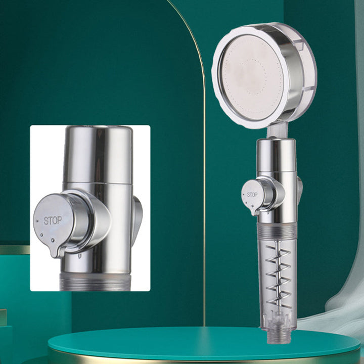 BowLift | Creative Metal Shower Head Adjustable Water Flow Round Handheld Shower Head