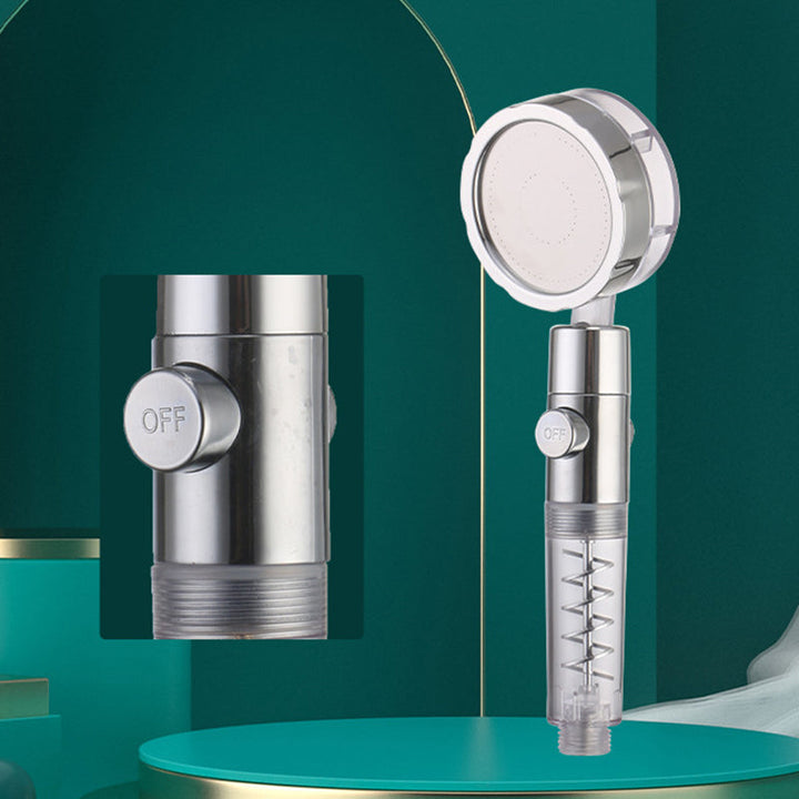 BowLift | Creative Metal Shower Head Adjustable Water Flow Round Handheld Shower Head