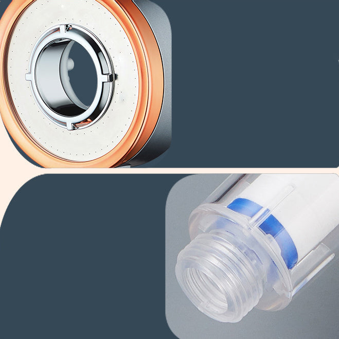 BowLift | Reversible round shower head 3 spray modes adjustable water flow hand shower