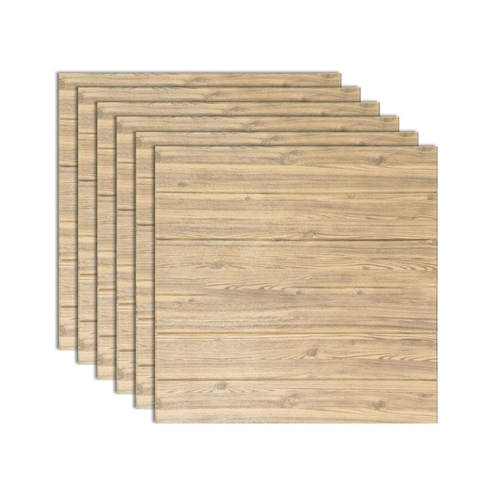 BowLift | Modern Tin Wall Paneling Smooth Wall Ceiling Wood Plank Set of 6