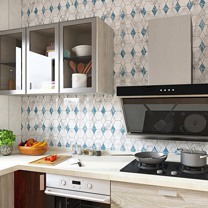 BowLift | Stone Composite Single Tile Rectangular Mesh Self-Adhesive Tile