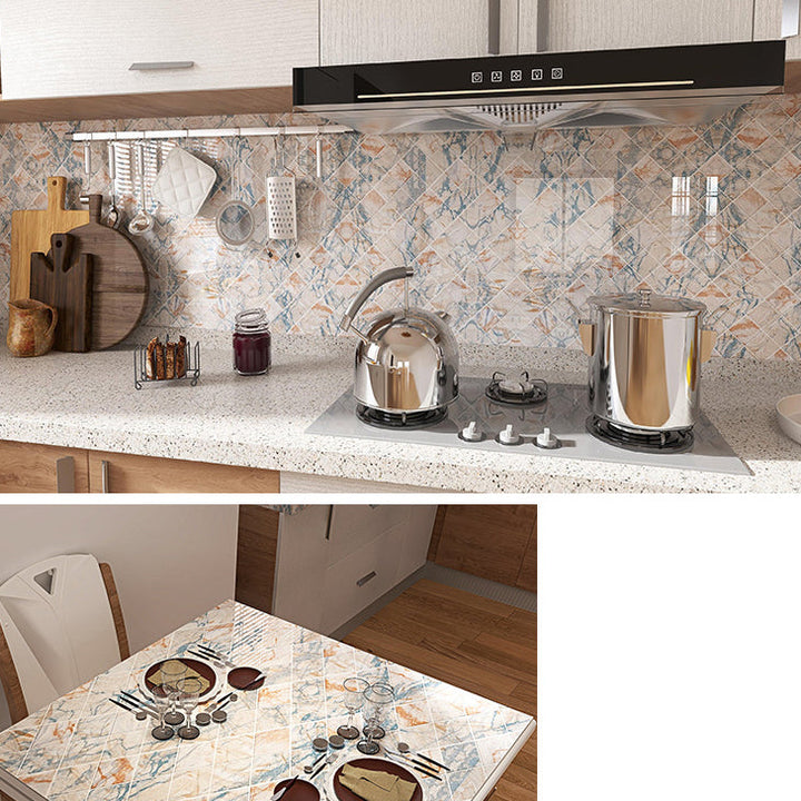 BowLift | Stone Composite Single Tile Rectangular Mesh Self-Adhesive Tile