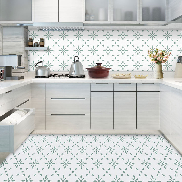 BowLift | Print Plastic Peel & Stick Tile Field Tile for Kitchen and Bathroom Backsplash