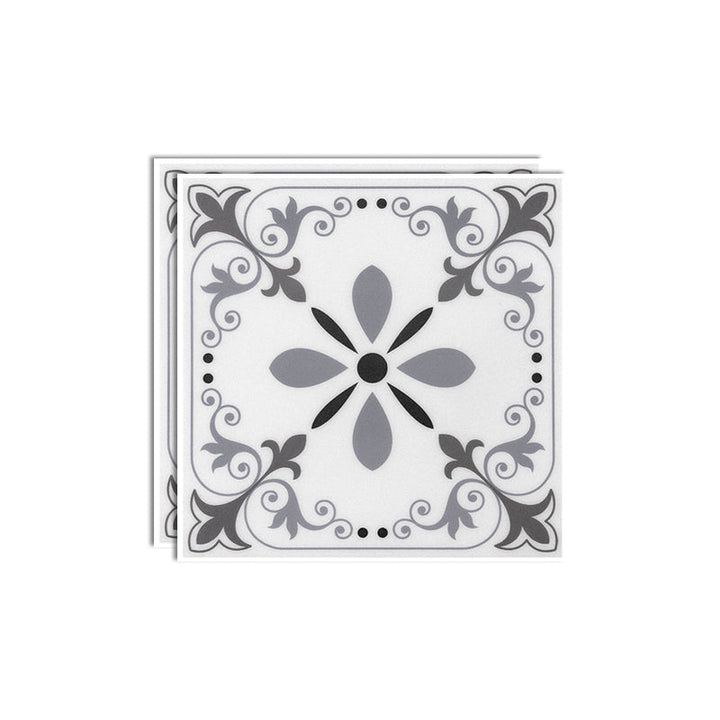 BowLift | Plastic Peel & Stick Tile Square Print Field Tile for Kitchen and Bathroom