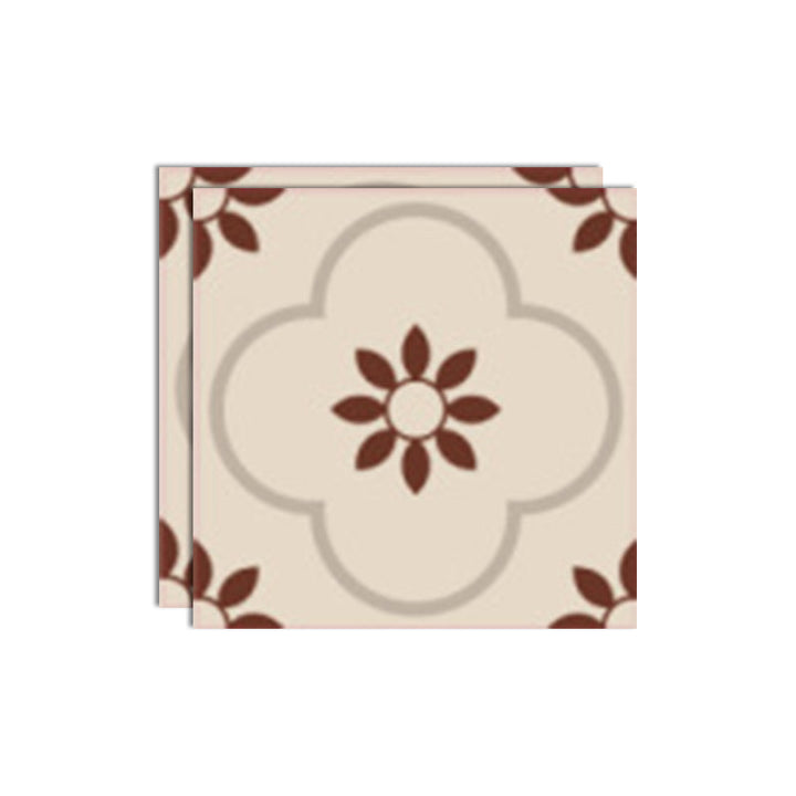 BowLift | Plastic Peel & Stick Tile Square Print Field Tile for Kitchen and Bathroom