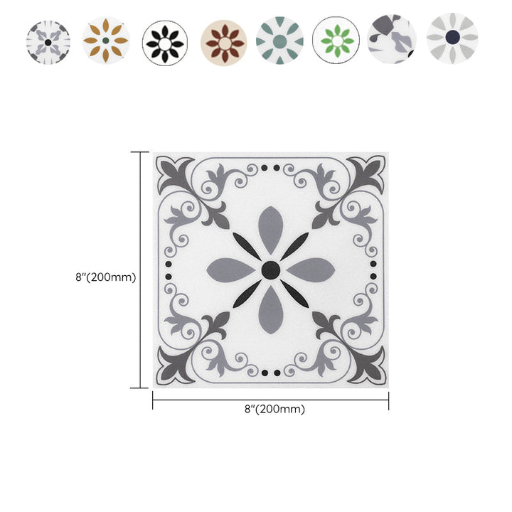 BowLift | Plastic Peel & Stick Tile Square Print Field Tile for Kitchen and Bathroom