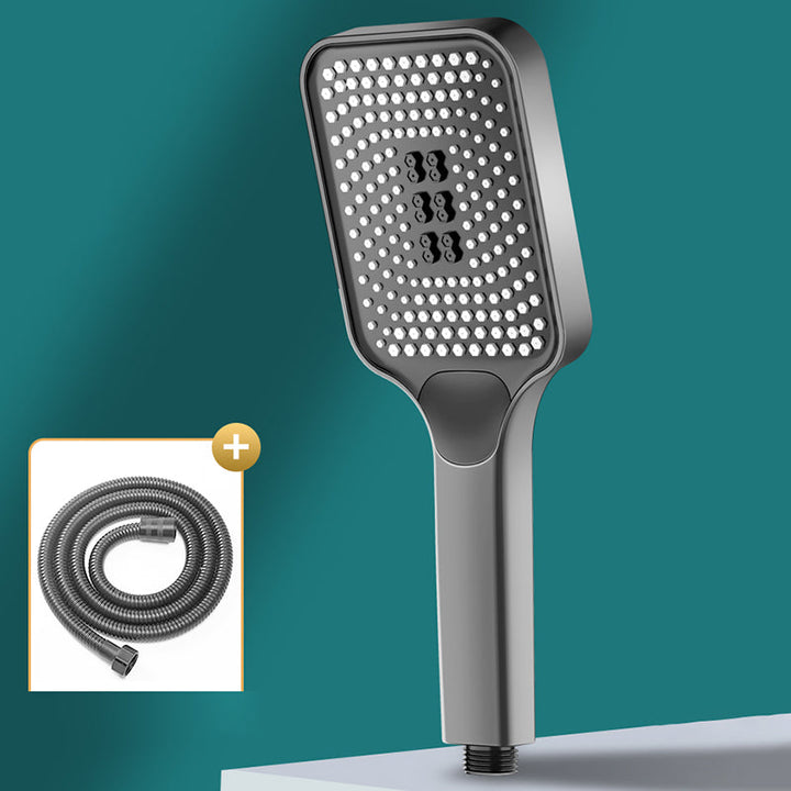 BowLift | Contemporary Square Handheld Showerhead 3 Setting Spray Head