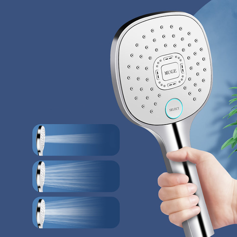 BowLift | Contemporary Handheld Supercharged Shower Head Square Metal Spray Head