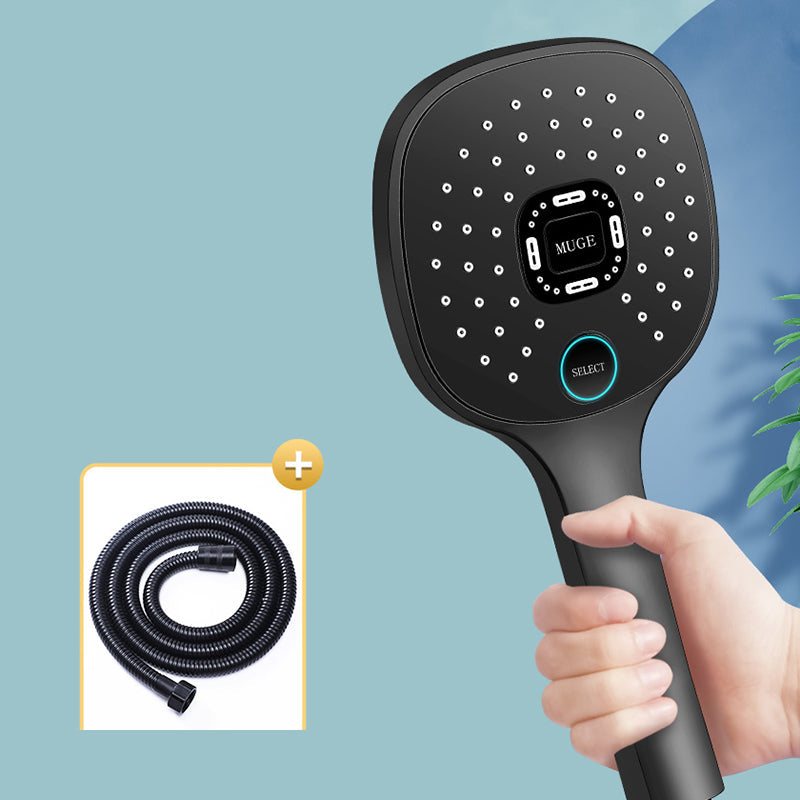 BowLift | Contemporary Handheld Supercharged Shower Head Square Metal Spray Head