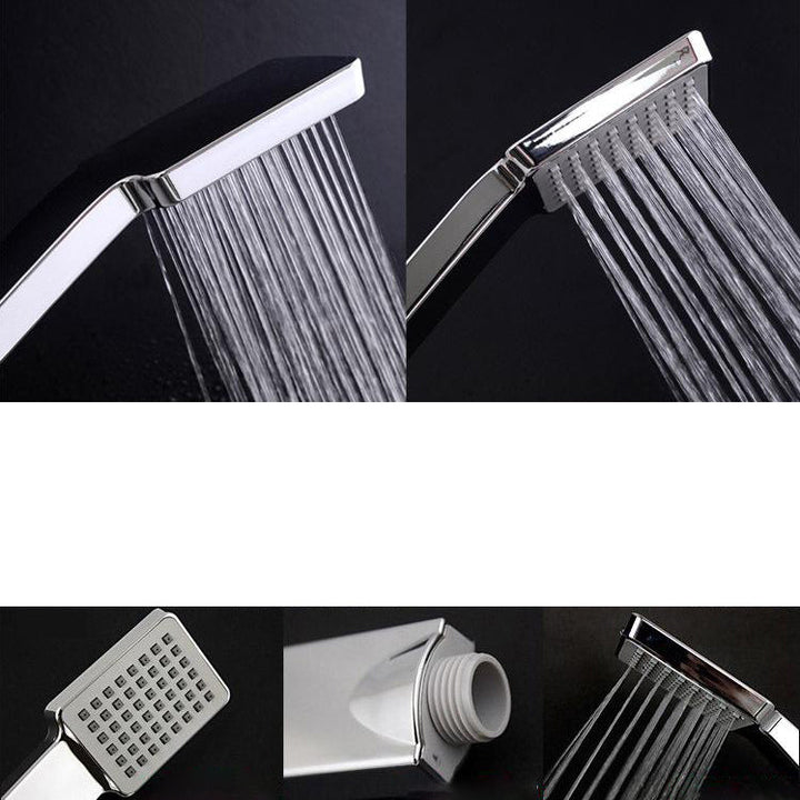BowLift | Modern Handheld Supercharged Showerhead Square Turbo Spray Head