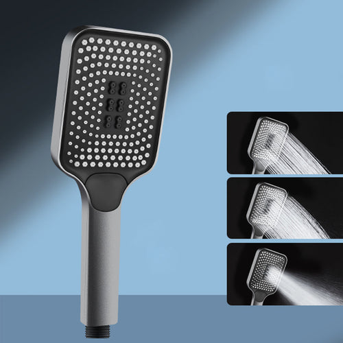 BowLift | Modern Hand Shower Head Square Three-Stage Drop Resistance Spray Head