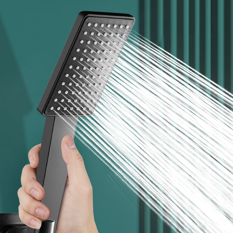 BowLift | Contemporary Handheld Supercharged Showerhead Square Turbo Spray Head