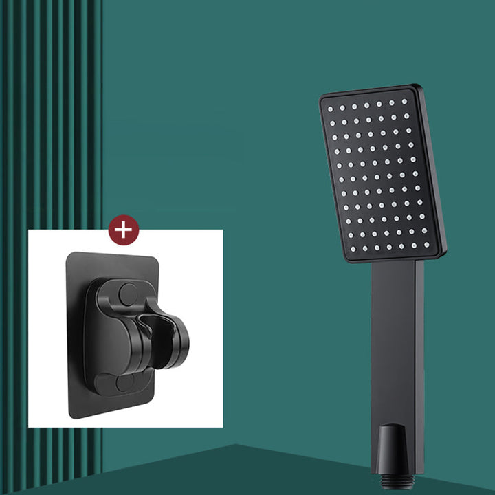 BowLift | Contemporary Handheld Supercharged Showerhead Square Turbo Spray Head