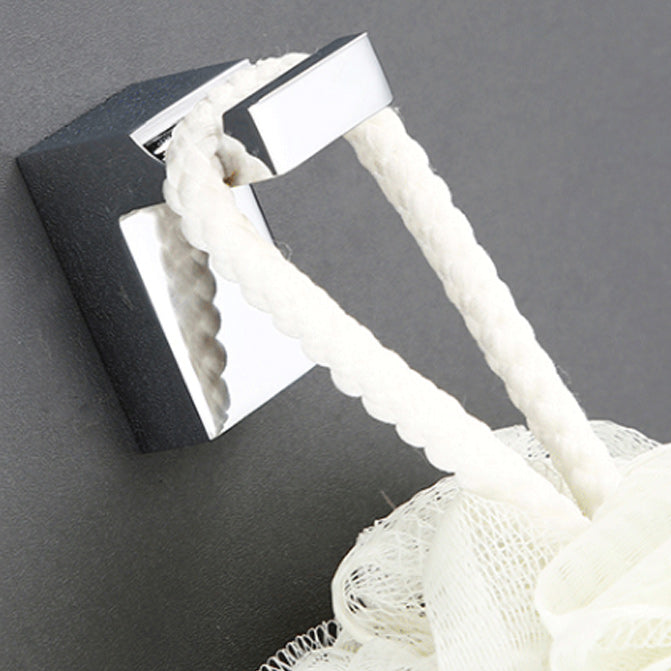 BowLift | 5-piece Bathroom Accessory Set Modern Polished Chrome Bathroom Set