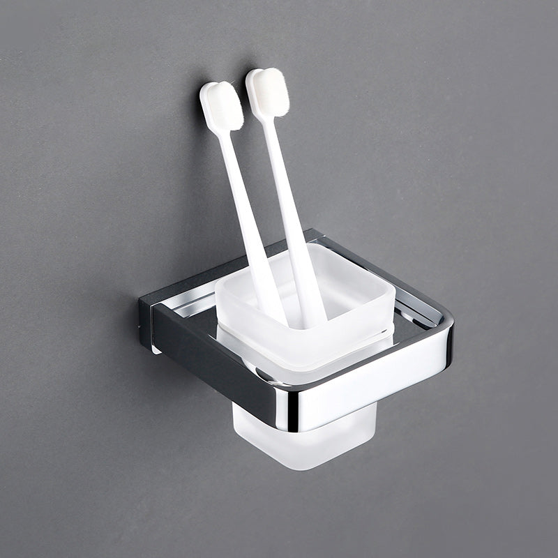 BowLift | 5-piece Bathroom Accessory Set Modern Polished Chrome Bathroom Set