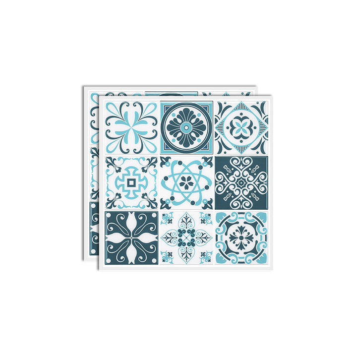 BowLift | Plastic Peel & Stick Tile Square Stain Resistant Wallpaper for Back Wall