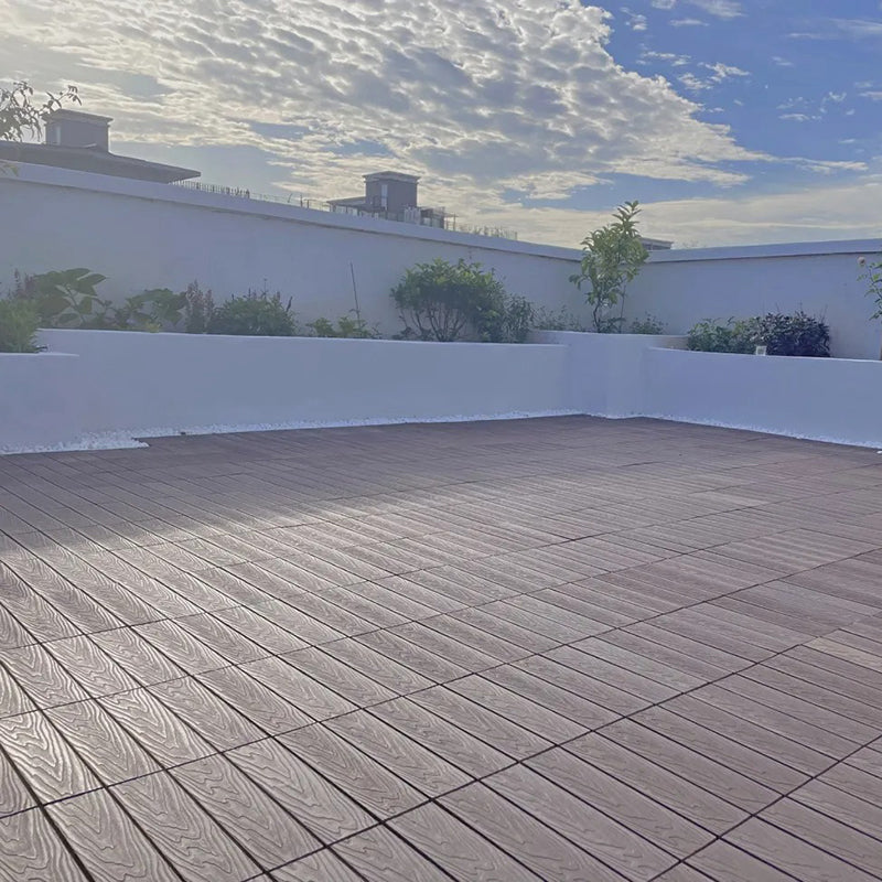 BowLift | Striped Pattern Patio Tiles Laying Pattern Square Deck Board Outdoor Patio