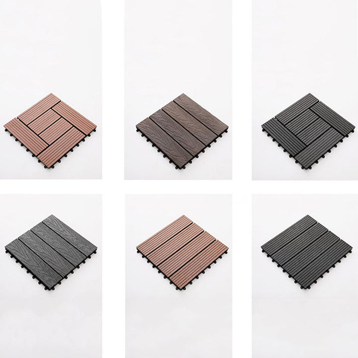 BowLift | Striped Pattern Patio Tiles Laying Pattern Square Deck Board Outdoor Patio