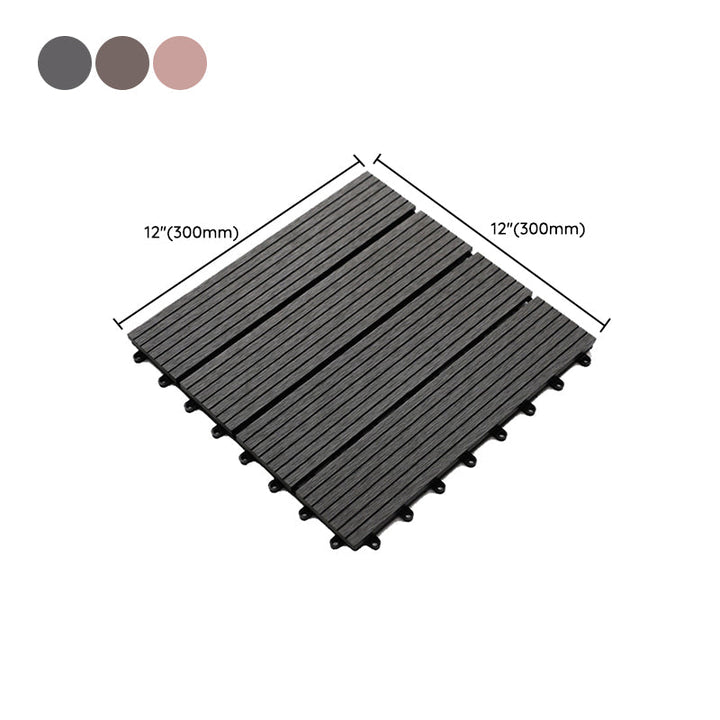BowLift | Striped Pattern Patio Tiles Laying Pattern Square Deck Board Outdoor Patio