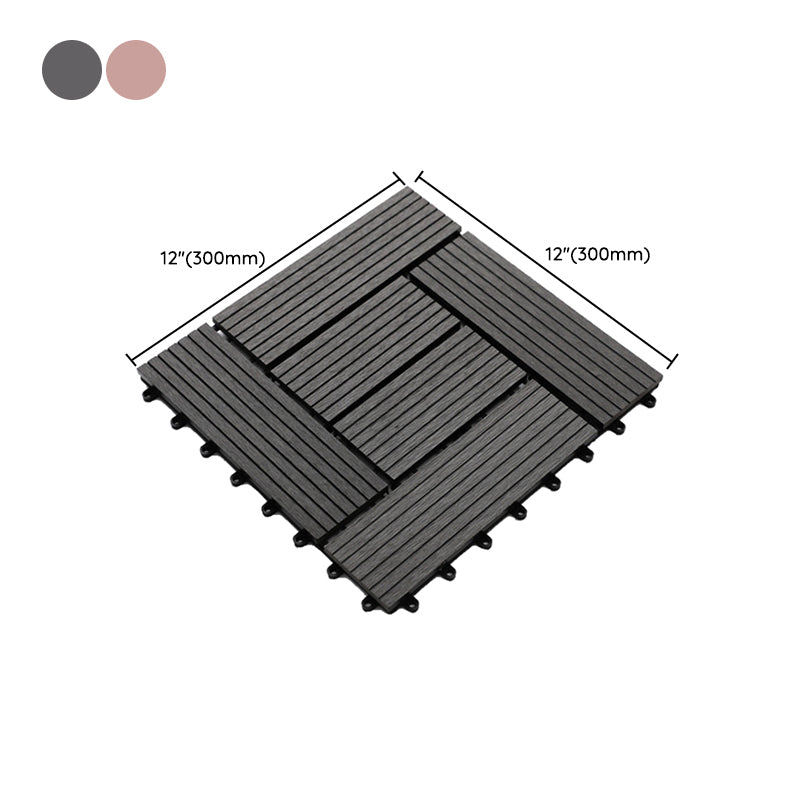 BowLift | Striped Pattern Patio Tiles Laying Pattern Square Deck Board Outdoor Patio