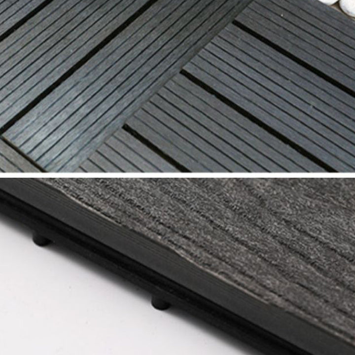 BowLift | Striped pattern terrace tiles interlocking tiles kit outdoor patio