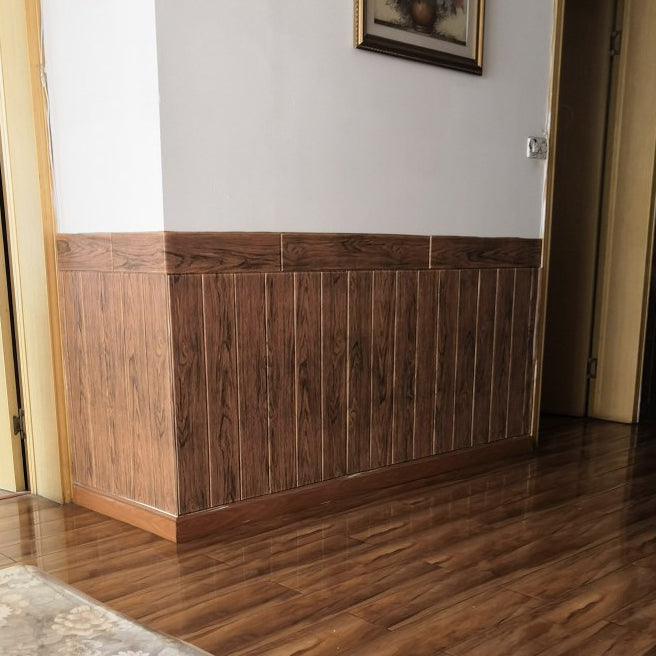 BowLift | Modern Tin Back Wall Panel Smooth Wall Ceiling Wood Grain Design Set of 1