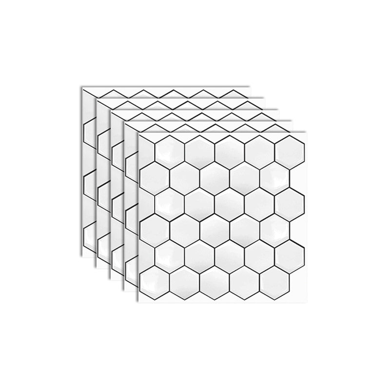 BowLift | Square Peel and Stick Back Wall Modern Plastic Peel and Stick Back Wall