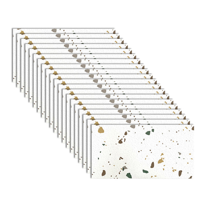 BowLift | PVC Rectangular 20 Pack 12" x 23" Peel & Stick Mosaic Tile Kitchen and Bathroom