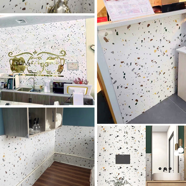 BowLift | PVC Rectangular 20 Pack 12" x 23" Peel & Stick Mosaic Tile Kitchen and Bathroom