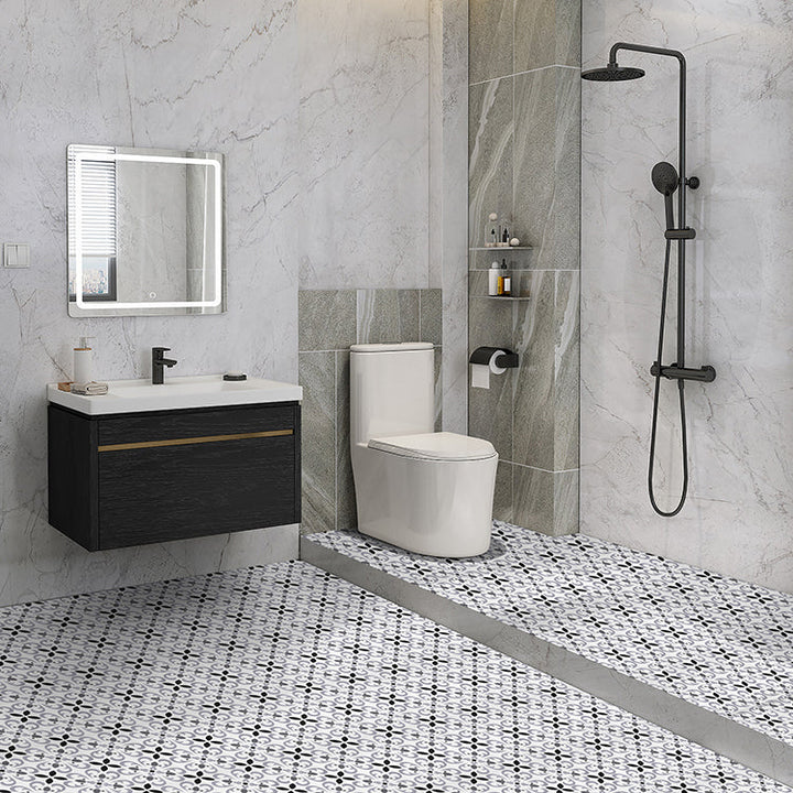 BowLift | Print Plastic Peel & Stick Tile Field Tile for Splash Guard Wall