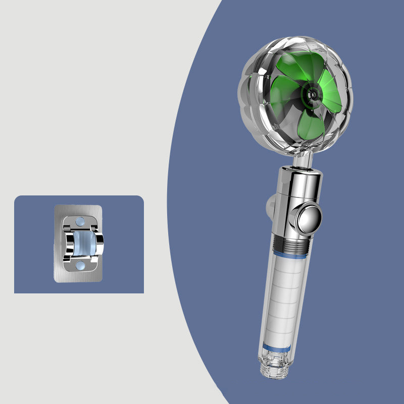 BowLift | Contemporary Hand Shower Round Plastic Hand Shower with Adjustable Spray Pattern
