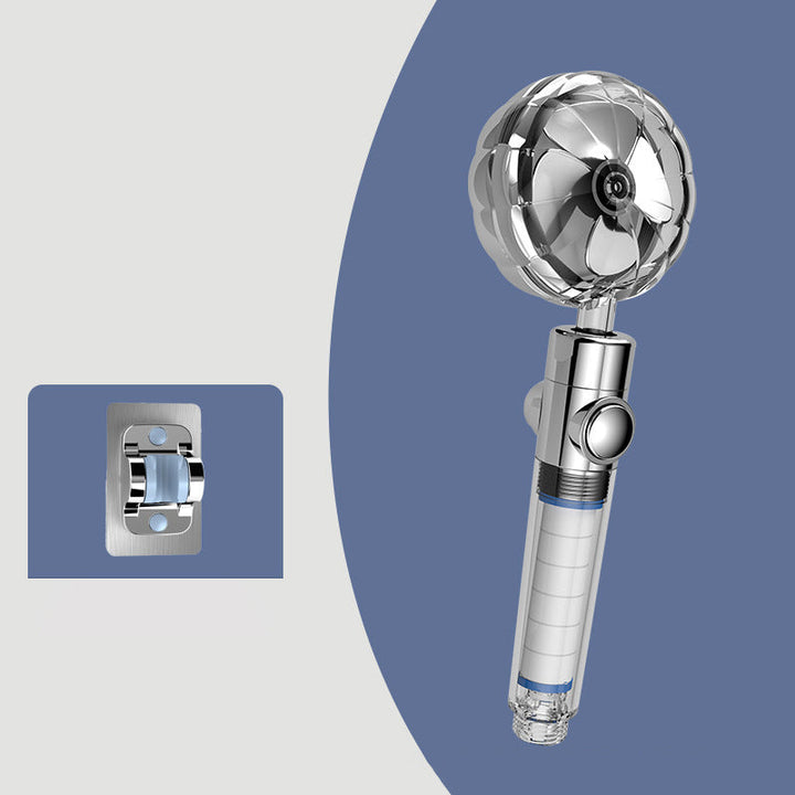 BowLift | Contemporary Hand Shower Round Plastic Hand Shower with Adjustable Spray Pattern