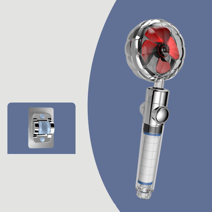 BowLift | Contemporary Hand Shower Round Plastic Hand Shower with Adjustable Spray Pattern