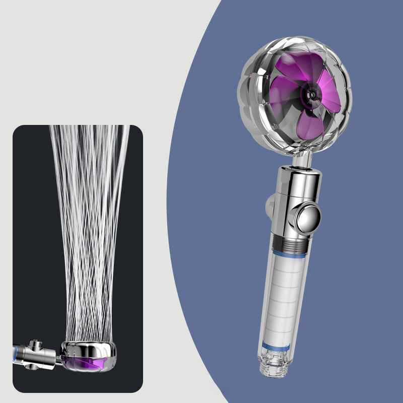BowLift | Contemporary Hand Shower Round Plastic Hand Shower with Adjustable Spray Pattern