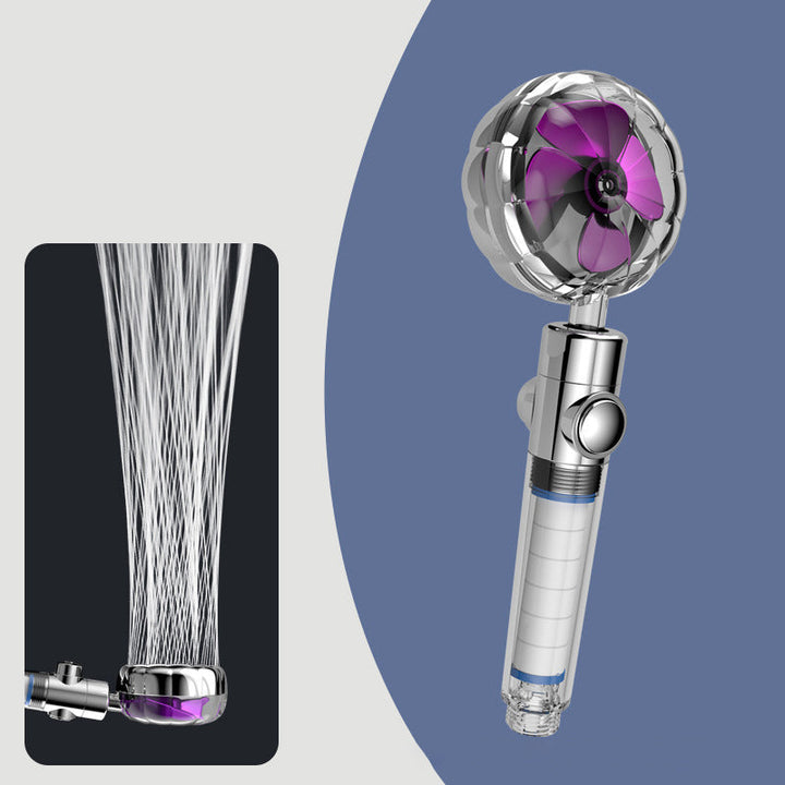 BowLift | Contemporary Hand Shower Round Plastic Hand Shower with Adjustable Spray Pattern