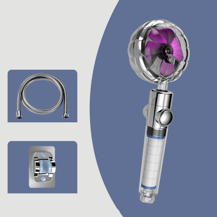 BowLift | Contemporary Hand Shower Round Plastic Hand Shower with Adjustable Spray Pattern