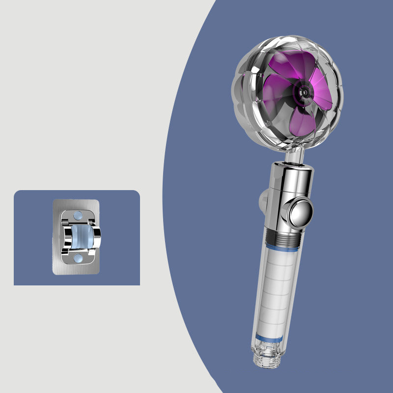 BowLift | Contemporary Hand Shower Round Plastic Hand Shower with Adjustable Spray Pattern