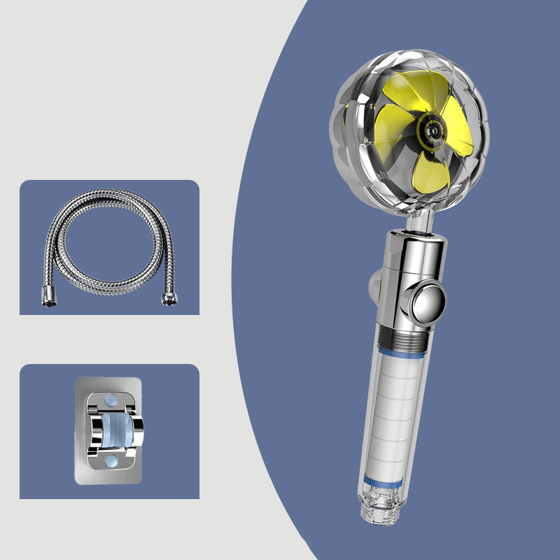 BowLift | Contemporary Hand Shower Round Plastic Hand Shower with Adjustable Spray Pattern