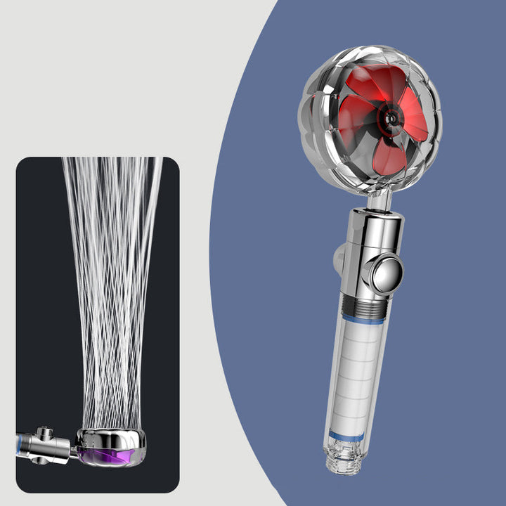 BowLift | Contemporary Hand Shower Round Plastic Hand Shower with Adjustable Spray Pattern