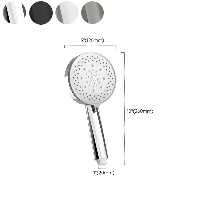 BowLift | Plastic Handheld Shower Head Round Handheld Shower Head with Adjustable Spray Pattern