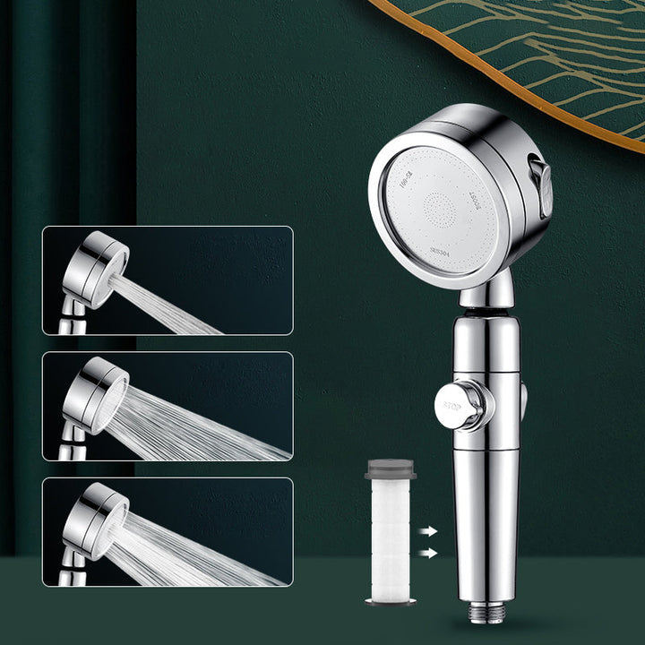 BowLift | Plasti Shower Head Contemporary Handheld Shower Head with Adjustable Water Flow