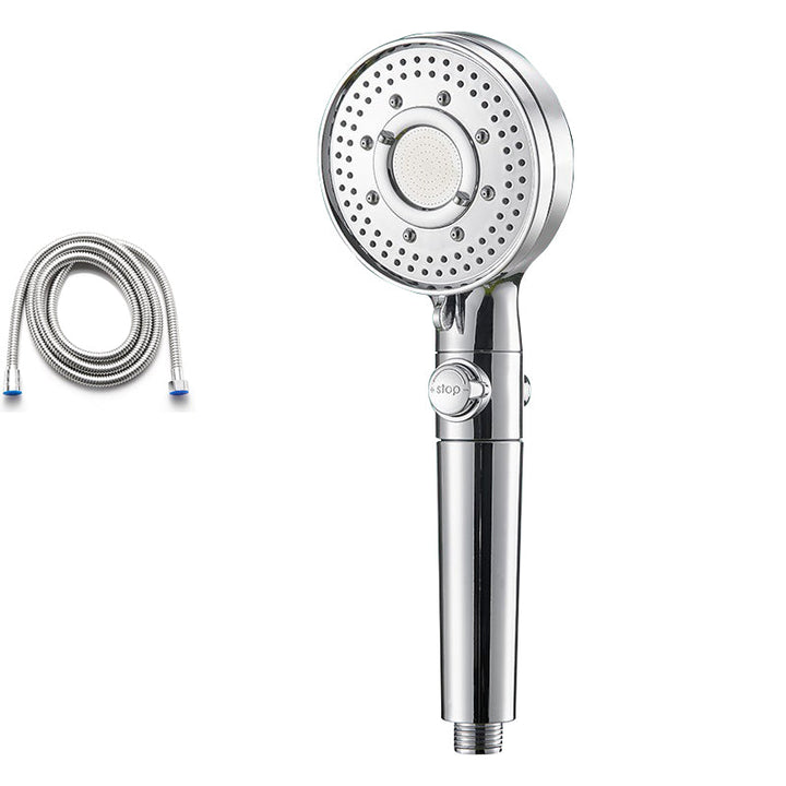 BowLift | Round Shower Head Plastic Modern Shower Head with Adjustable Spray Pattern