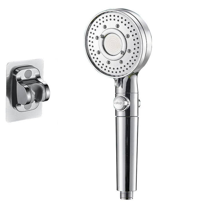 BowLift | Round Shower Head Plastic Modern Shower Head with Adjustable Spray Pattern