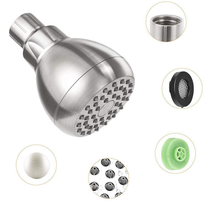 BowLift | Modern Style Handheld Showerhead Wall Mount Round Standard Showerhead