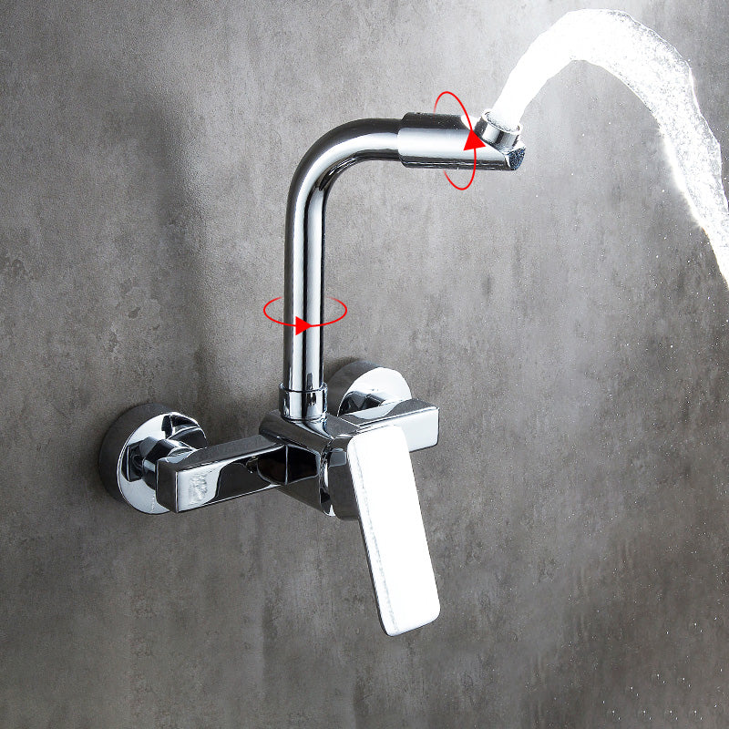 BowLift | Center connection basin mixer single lever swivel spout center connection fitting