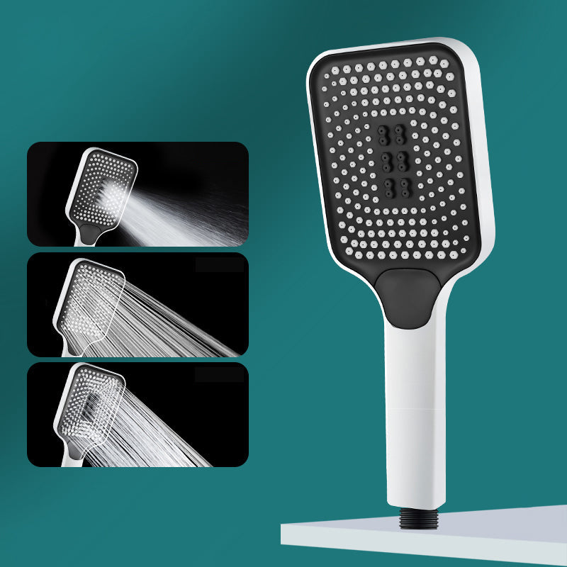 BowLift | Contemporary Handheld Supercharged Showerhead Square 3 Settings Spray Head