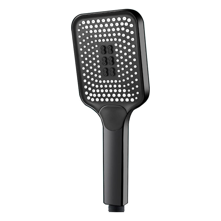 BowLift | Contemporary Handheld Supercharged Showerhead Square 3 Settings Spray Head