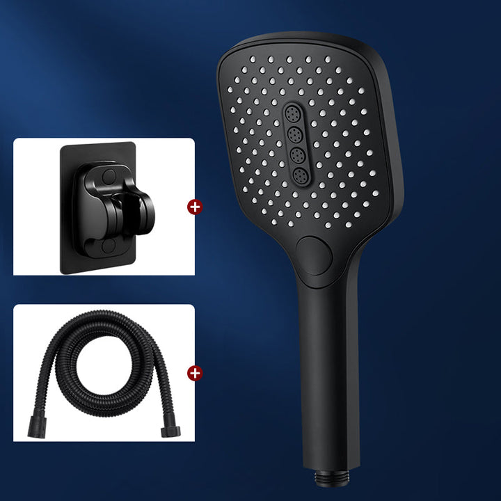 BowLift | Contemporary Fixed Shower Head Square Metal Shower Head Combo